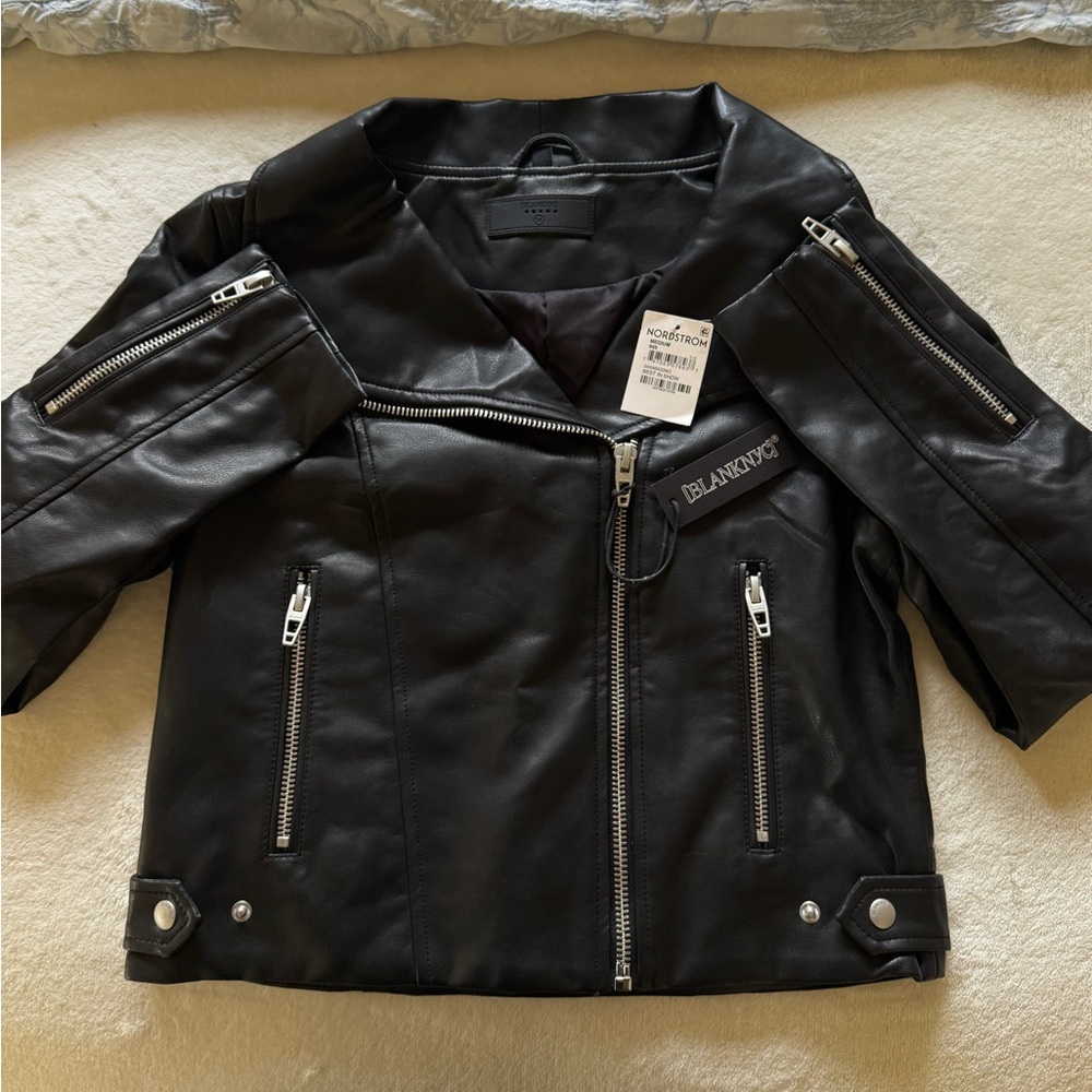 Blank NYC Black Leather Jacket